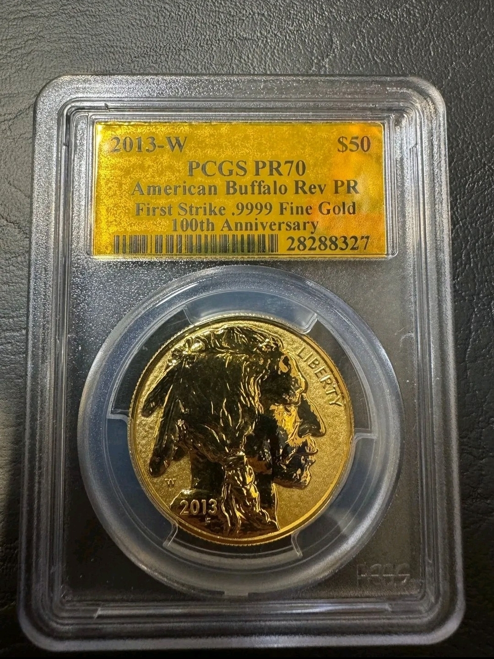 Gold American Buffalo PR70 First Strike 2013 - Certified